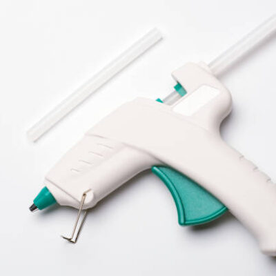 Glue gun and two pins