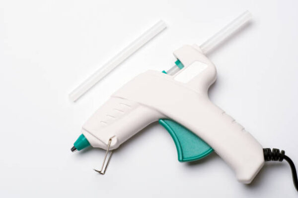 Glue gun and two pins
