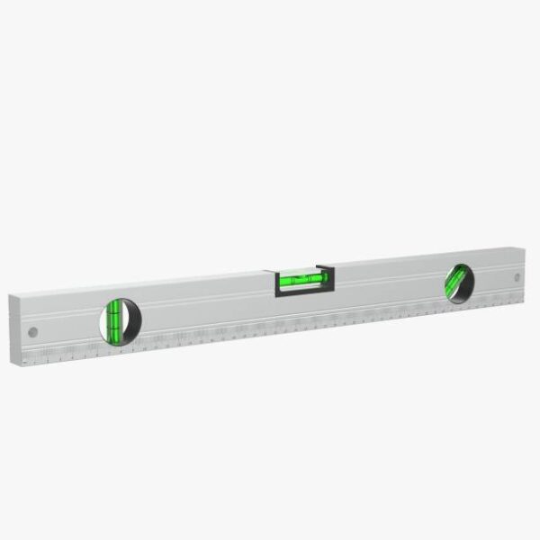 3d rendering illustration of a spirit level
