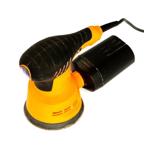 Electric power sander isolated on a white background