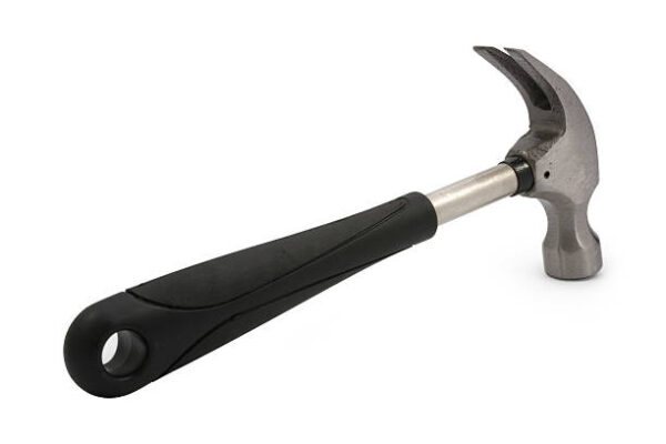 Hammer on a white background file includes a excellent clipping path